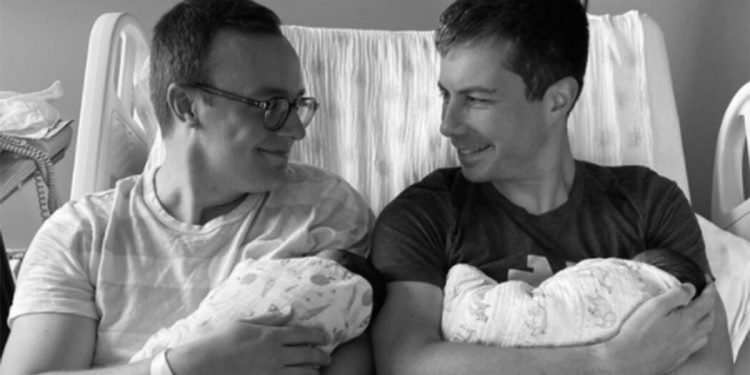 Pete and Chasten Buttigieg Welcome 2 Children to Their Family