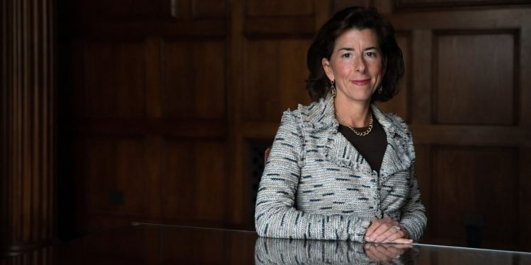 Commerce Secretary Gina Raimondo Aims to Strengthen Business Ties With China