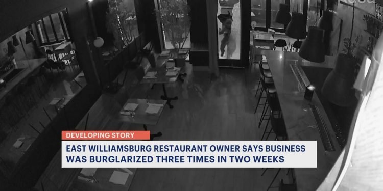 East Williamsburg business burglarized 3 times in 2 weeks