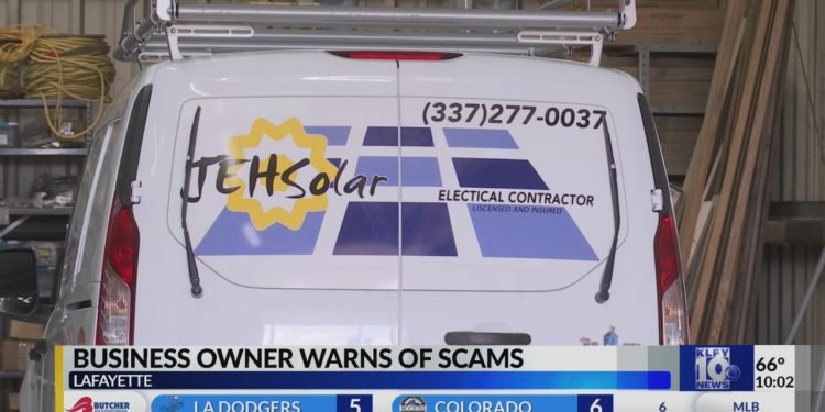 Lafayette business owner warns of being impersonated