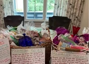 Healthcare workers sent boxes of treats after Charlotte mother asks people to have sympathy