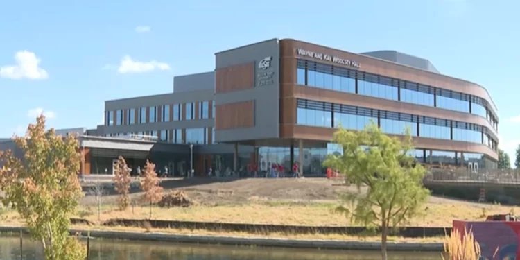 Wichita State University’s new business school facility, Woolsey Hall, opens