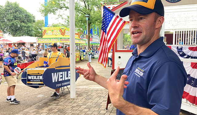 Yes, there’s a lot of food, but plenty of politics too at the state fair