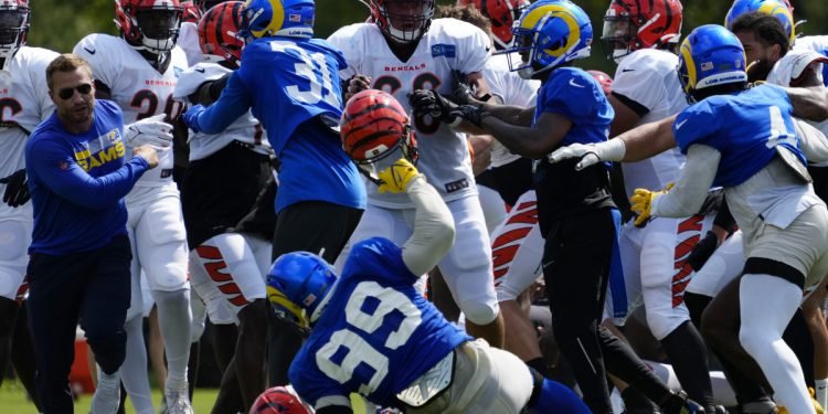 Rams, Bengals Engage in Practice Brawl Ahead of Final Preseason Game