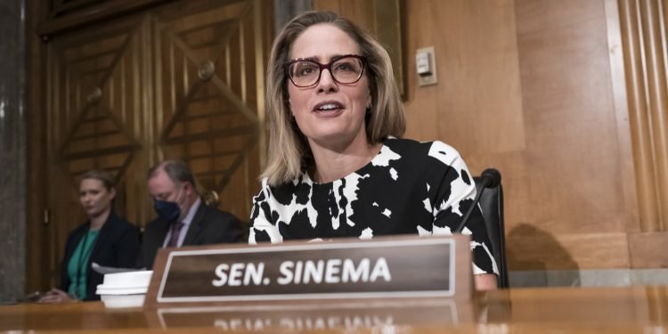 Sinema will move forward with Senate Democrats’ climate, health and tax bill : NPR