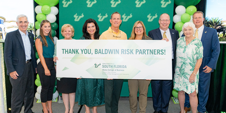 University of South Florida Muma College of Business receives $5 million gift from Baldwin Risk Partners to grow the risk management and insurance program