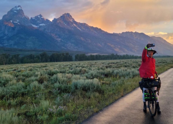 Man bikes across the country to raise awareness for mental health