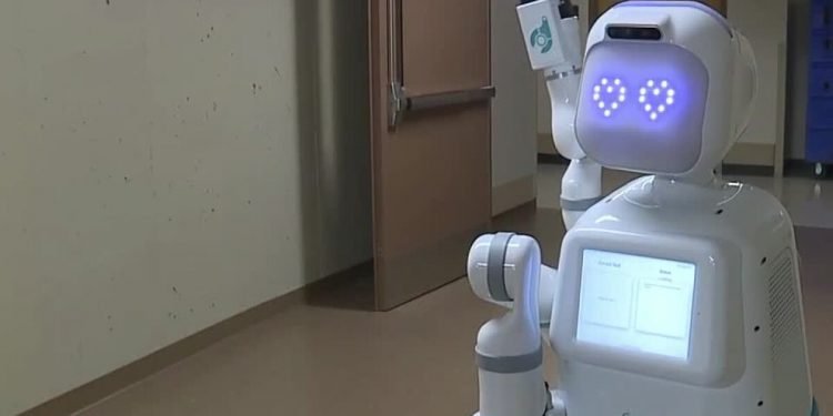 Meet Moxi! A robot helping Trinity Health nurses with everyday tasks