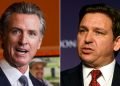 Ron DeSantis and Gavin Newsom debut the sensational politics of 2024