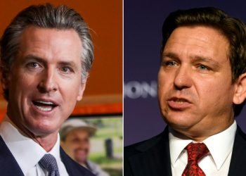 Ron DeSantis and Gavin Newsom debut the sensational politics of 2024