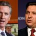 Ron DeSantis and Gavin Newsom debut the sensational politics of 2024