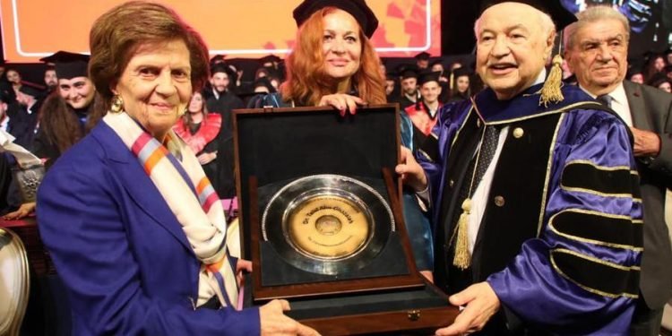 American University of Technology awards Honorary Doctorate of Humane Letters to Dr. Abu-Ghazaleh