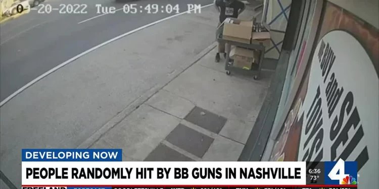 Store owner pelted with BB gun outside of his business