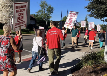 Eastern Michigan faculty strike over health care, governance