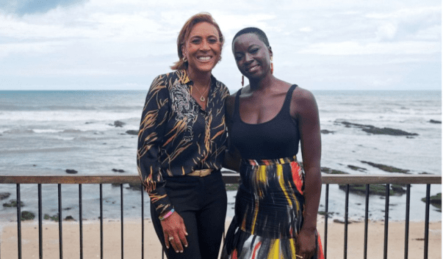 Robin Roberts Explores Culture, History And Fashion in Ghana with ‘Black Panther’ Star