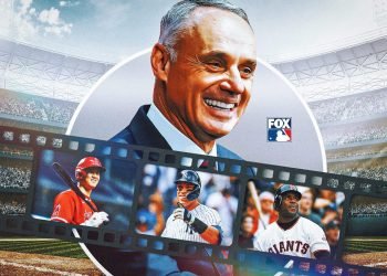 MLB Commissioner Rob Manfred talks Judge vs. Bonds, Ohtani’s brilliance