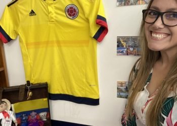 Colombian teacher enjoys sharing her culture with her fourth graders at Bethany Elementary