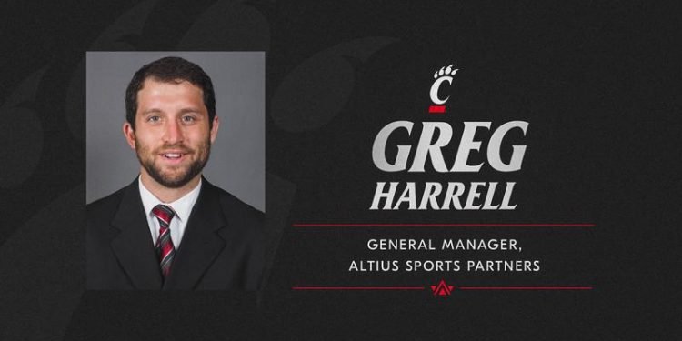 Greg Harrell Named GM of Altius Sports’ On-Campus NIL Department at Cincinnati Athletics