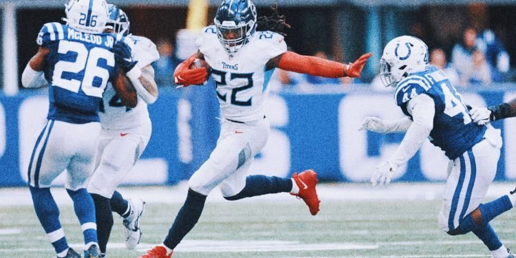 Derrick Henry, Titans win fourth straight game against rival Colts