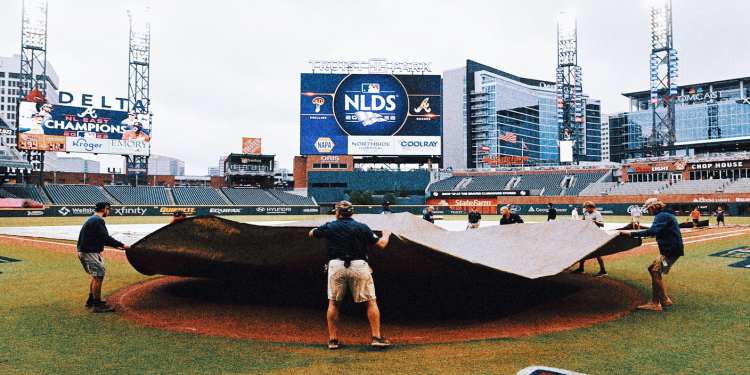 Phillies-Braves Game 2 delayed due to weather