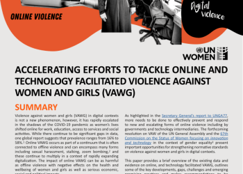 Accelerating efforts to tackle online and technology-facilitated violence against women and girls – World